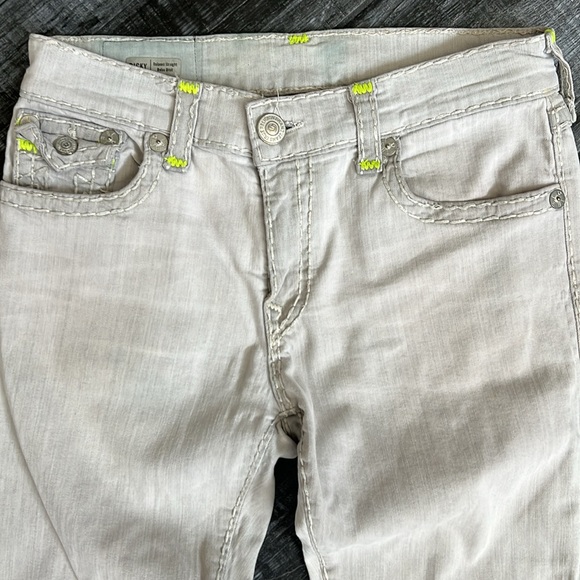 True Religion Jeans Ricky Relaxed Straight Leg Size 33 - Picture 7 of 13